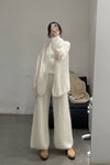SWAYING/KNIT Seamless Mohair Pants-Double Layer SW211XZ04
